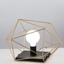 Stolní lampy dekorační - FAN I-ABRAXAS-L1 ORO Stolní lampa Lume Abraxas, černá/zlatá, 1 x E27, 40,5 x 29,5 x 26,5 cm - FANEUROPE - foto 2