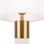 Stolní lampy dekorační - M Z030TL-01BS Stolní lampa Bianco E27 60W bílá/mosaz kov/alabastr/bavlna - MAYTONI - foto 2