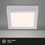 Hranatá - BRI 7123014 LED stropní svítidlo, 17 cm, 12 W, matný chrom (starý kód: BRI 7123-014) - BRILONER - foto 2