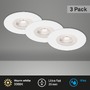 Kruhová - BRI 7046-036 3ks sada LED vestavné svítidlo, pr. 9 cm, 5 W, bílé - BRILONER - foto 2