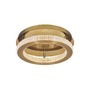 Kruhová - NV 9285420 Stropní svítidlo FIORE antický zlatý mosazný hliník a akryl LED 40W 230V 3000K IP20 stmívatelné - NOVA LUCE - foto 2