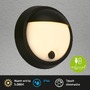 Nástěnná - BRI 3784015 Puni LED venkovní nástěnné svítidlo, nabíjecí, 3 krokový dotykový stmívač, časovač, černá - BRILONER - foto 2