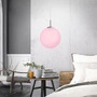 Koule - LD 22073-55 Ls-BOLO LED závěsné svítidlo Smarthome průměr 25 stříbrná stmívatelné s aplikací dálkový ovladač Tuya RGB/2700-5000K - JUST LIGHT - foto 2