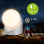 Stolní lampy dekorační - BRILO 7561014 Sora Mini LED stolní lampička bezdrátová IP54, stmívatelné, dotykový vypínač, matný chrom - BRILO - foto 2