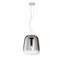 Kruhová - FAN I-SMOKE-S35 Závěsné svítidlo SMOKE chrom LED, 1xE27, 34 x 150 cm - FANEUROPE - foto 2
