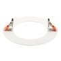 Pojistky, baterie, startéry - LA 1006148 Numinos® L montážní rámeček kulatý 240/150 mm bílý - BIG WHITE (SLV) - foto 2