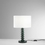 Stolní lampy dekorační - FAN I-SULTAN-L-VER Stolní lampa Sultan (zelená + samet) kov + samet, 1 x E27, 15 W; lampa pr. 30 x 20 cm, konstrukce 30 x 30 x 45,5 cm - FANEUROPE - foto 2