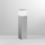 Sloupková - FAN I-BOOSTER-P60 Sloupkové svítidlo Paletto Booster, hliníkové, E27, stříbrné, IP65, 600 x 125 x 125 mm - FANEUROPE - foto 2