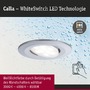 Koupelnová - P 98199 LED vestavné svítidlo Calla 10ks sada IP65 kruhové 90mm 30° 10x5W 230V CCT matný chrom - PAULMANN - foto 2