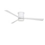 Ventilátory - NV 9953015 Stropní ventilátor se světlem SILKY matná bílá ocel a sklo bílé dřevené listy 5 rychlostí 35W LED 18W 3000K - NOVA LUCE - foto 2