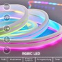 Dekorační - BRI 2368036 RGBIC USB NEON LED pásek Flexible 3m 8W dálk.ovládání + USB - BRILONER - foto 2