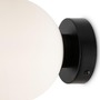 Dekorativní - M MOD321WL-01B Nástěnné svítidlo Basic form E14 40W opálové sklo černý kov - MAYTONI - foto 2