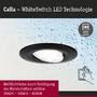Koupelnová - P 98198 LED vestavné svítidlo Calla 10ks sada IP65 kruhové 90mm 30° 10x5W 230V CCT černá mat - PAULMANN - foto 2