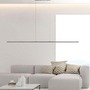 Podélná - PN 8377-13 Svítidlo závěsné PURE-LITE LED 160cm s nastavitelnou barvou světla 2700/3800/5000K a bezdotykovým stmívačem antracit - PAUL NEUHAUS - foto 2
