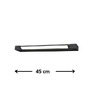 Nad obrazy/zrcadla - AZZ AZ2892 Dali 45 3000K (black) - AZZARDO - foto 2
