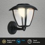 Nástěnná - BRI 3929015 LED nabíjecí nástěnné svítidlo, venkovní, retro, dotykový vypínač, vyměnitelné baterie, vč. USB-C kabelu, stmívatelné, IP44, černá - BRILONER - foto 2