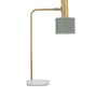 Stolní lampy dekorační - NV 9426652 Stolní lampa PAZ zlatý kov mentolové kovové stínidlo bílá základna E27 1x12W 230V IP20 bez žárovky - NOVA LUCE - foto 2