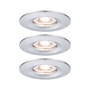 Koupelnová - P 94303 LED vestavné svítidlo Nova mini nevýklopné IP44 3x4W 2.700K chrom 230V - PAULMANN - foto 2