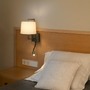 Dekorativní - FARO 20173-02 FRAME nástěnná lampa, starozlatá/béžová, se čtecí lampičkou - FARO - foto 2