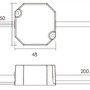 Stabilizované napětí - IMPR 862230 Deko-Light LED-napájení OCTO, CV, Mini 24V/12W konstantní napětí 0-500 mA IP65 24V DC 12,00 W - foto 2