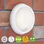 Nástěnná - BRILO 3352016 LED venkovní svítidlo s čidlem, pr. 17 cm, 12 W, bílé (starý kód: BRILO 3352-016) - BRILO - foto 2