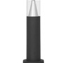 Sloupková - NV 9905025 Venkovní sloupkové svítidlo ROCK černý hliník stříbrný hliník a čirý akryl LED 8W 3000K 220-240V 120st. IP65 - NOVA LUCE - foto 2