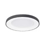 Kruhová - NV 9353853 Stropní svítidlo RANDO THIN černý hliník a akryl LED 50W 230V 3000K IP20 stmívatelné - NOVA LUCE - foto 2