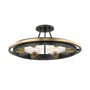 Dekorativní - HVLG 2721-AOB-CE Stropní svítidlo CHAMBERS ocel starobronz E27 6x40W - HUDSON VALLEY - foto 2