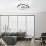 Kruhová - PN 6392-16 MAILAK LED stropní svítidlo kruhové černá/bílá, přepínatelné teple bílé světlo 3000K - PAUL NEUHAUS - foto 2