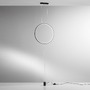 Stojací lampy - FAN LED-PORTAL-PT-NER Stojací lampa PIANTANA LED PORTAL černá 20W 2400lm CCT 50x50x400 cm - FANEUROPE - foto 2