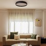 Kruhová - FARO 64282 SHOKU 600 nástěnné a stropní svítidlo, černá - FARO - foto 2