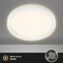 Kruhová - BRI 7361-016 LED stropní svítidlo, pr. 29,7 cm, 18 W, bílé - BRILONER - foto 2