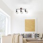 Bodová - LD 15673-78 JARO Stropní svítidlo ze dřeva a kovu v moderním vintage stylu s nastavitelnými spoty - LEUCHTEN DIREKT / JUST LIGHT - foto 2