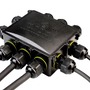 Příslušenství - IMPR 930574 Deko-Light Outdoor Multi 10-násobný-rozbočovač pro 2-10 kabel 4-14 mm, 0.5-4 mm², max. 450V AC/24A - foto 2