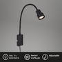 S ramenem - BRI 2085-015 Svítidlo k posteli s dotykovým vypínačem 69 cm 1xGU10 5W 400lm černá - BRILONER - foto 2