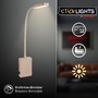 Bodová - BRI 2361011 Cielo lampa na čtení - 2W, 200lm, LED, nabíjecí, stmívatelné, dotykový vypínač, bezdrátové, béžová - BRILONER - foto 2