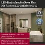 Koupelnová - P 92416 LED vestavné svítidlo Nova Plus GU10 Flat IP65 93mm 3x4,9W 230V stmívatelné 2700K bílá mat - PAULMANN - foto 2