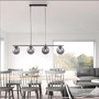 Podélná - LD 14604-18 BIG WIDOW LED stropní svítidlo, černá, jednoduché, nadčasové, 4 ramenné stropní svítidlo - LEUCHTEN DIREKT / JUST LIGHT - foto 2