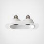 Hranatá - AST 1248021 Downlight svítidlo Trimless Round Twin nastavitelné 2x6W GU10 bílá - ASTRO Lighting - foto 2