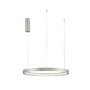 Kruhová - NV 9345618 Závěsné svítidlo PERRINE šampaň stříbrný hliník a akryl LED 42W 230V 3000K IP20 stmívatelné - NOVA LUCE - foto 2