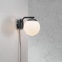 Dekorativní - NOR 47091003 Nástěnné svítidlo Grant 1x40W E14 černá opál - NORDLUX - foto 2