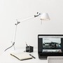 Stolní lampy pracovní - AR 0011820A Tolomeo Micro stolní lampa - lesklá bílá - tělo lampy + základna - ARTEMIDE - foto 2