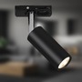 Lištové Briloner 230V - BRILO 8007015 LED spot 5,5W lištový systém 230V vysokonapěťový, stmívatelné, teplá bílá, 4x10 cm, černý - BRILO - foto 2