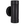 Nástěnná - NV 9010622 Venkovní nástěnné svítidlo LIMBIO černý ABS skleněný difuzor GU10 2x7W bez žárovky IP44 světlo nahoru a dolů - NOVA LUCE - foto 2