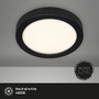 Kruhová - BRI 3465415 LED stropní svítidlo, pr. 22,5 cm, 16,5 W, černá (starý kód: BRI 3465-415) - BRILONER - foto 2