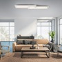 Hranatá - LD 14875-16 EDGING LED stropní svítidlo bílé ploché 110x28, dálkový ovladač, stmívatelné, CCT nastavení teploty barvy 2700-5000K - LEUCHTEN DIREKT / JUST LIGHT - foto 2