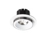 Kruhová - RED R14567 SHARM LED vestavné světlo, sady bílá černý chrom - RED - DESIGN RENDL - foto 2