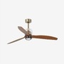 Ventilátory - FARO 33398D-10 DECO FAN M LED, zlatá/dřevo, stropní LED ventilátor s DC motorem - FARO - foto 2