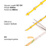 Jednobarevné LED pásky 12V, 24V, 48V, 230V - COB LED pásek 12COB10 vnitřní záruka 3 roky - foto 2