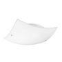Hranatá - NV 600302 Stropní svítidlo QUALE matné bílé sklo chromovaný kov E27 2x12W - NOVA LUCE - foto 2